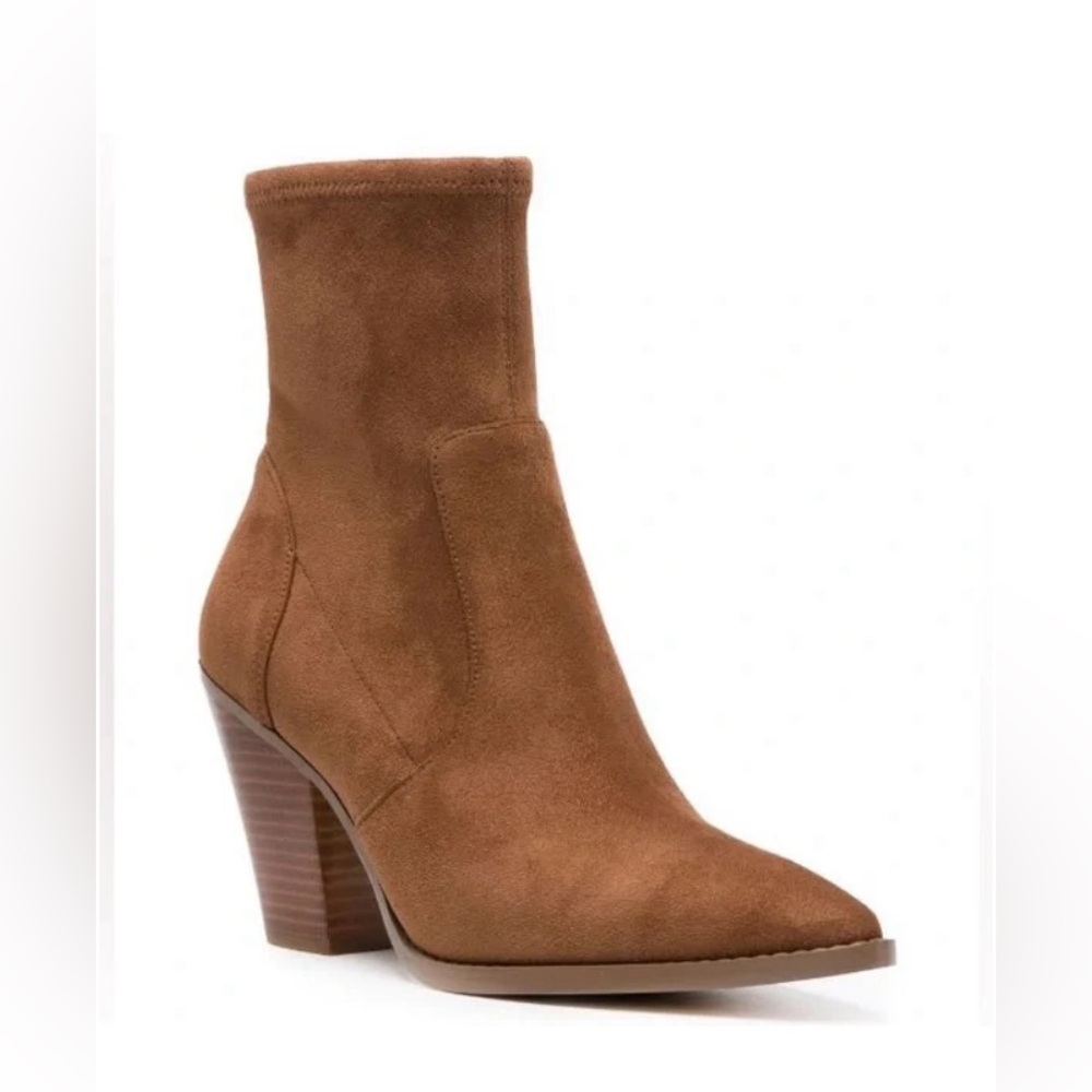 Michael Michael Kors “Dover” Side Zipped Heeled Ankle Boots Size 10 NWT